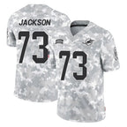 Kooe M.Dolphins #73 Austin Jackson Player Arctic Camo Salute To Service Limited Game Stitched Jerseys