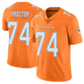 Kooe M.Dolphins #74 Kadyn Proctor Player Orange Limited Home Game Stitched Jerseys