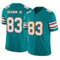 Kooe M.Dolphins #83 Kevin Coleman Jr. Player Aqua Limited Alternate Vapor F.U.S.E. Home Game Stitched Jerseys
