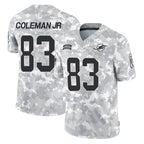 Kooe M.Dolphins #83 Kevin Coleman Jr. Player Arctic Camo Salute To Service Limited Game Stitched Jerseys