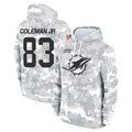 Kooe M.Dolphins #83 Kevin Coleman Jr. Player Arctic Camo Salute to Service Hoodies Limited Game Stitched Jerseys