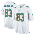 Kooe M.Dolphins #83 Kevin Coleman Jr. Player White Home Game Stitched Jerseys
