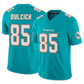 Kooe M.Dolphins #85 Greg Dulcich Player Aqua Limited Vapor F.U.S.E. Home Game Stitched Jerseys