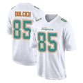 Kooe M.Dolphins #85 Greg Dulcich Player White Fashion Home Game Stitched Jerseys