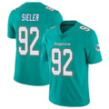 Kooe M.Dolphins #92 Zach Sieler Player Aqua Limited Vapor Untouchable Home Game Stitched Jerseys