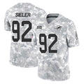 Kooe M.Dolphins #92 Zach Sieler Player Arctic Camo Salute To Service Limited Game Stitched Jerseys