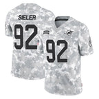 Kooe M.Dolphins #92 Zach Sieler Player Arctic Camo Salute To Service Limited Game Stitched Jerseys
