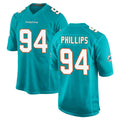 Kooe M.Dolphins #94 Jordan Phillips Player Aqua Home Game Stitched Jerseys