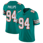 Kooe M.Dolphins #94 Jordan Phillips Player Aqua Limited Alternate Vapor Untouchable Home Game Stitched Jerseys