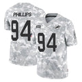 Kooe M.Dolphins #94 Jordan Phillips Player Arctic Camo Salute To Service Limited Game Stitched Jerseys