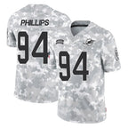 Kooe M.Dolphins #94 Jordan Phillips Player Arctic Camo Salute To Service Limited Game Stitched Jerseys