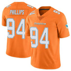 Kooe M.Dolphins #94 Jordan Phillips Player Orange Limited Home Game Stitched Jerseys