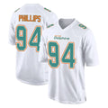 Kooe M.Dolphins #94 Jordan Phillips Player White Fashion Home Game Stitched Jerseys