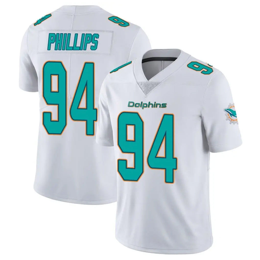 Kooe M.Dolphins #94 Jordan Phillips Player White Limited Vapor Untouchable Home Game Stitched Jerseys