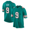 Kooe M.Dolphins #9 Joshua Uche Player Aqua Alternate Home Game Stitched Jerseys