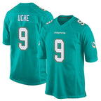 Kooe M.Dolphins #9 Joshua Uche Player Aqua Team Color Home Game Stitched Jerseys