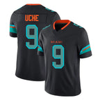 Kooe M.Dolphins #9 Joshua Uche Player Black Limited Pitch Rivalries Collection Home Game Stitched Jerseys