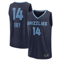 Kooe M.Grizzlies #14 Zach Edey Navy Fast Break Replica Stitched Jerseys- Icon Edition