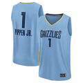 Kooe M.Grizzlies #1 Scotty Pippen Jr. Light Blue Fast Break Replica Player Stitched Jerseys- Statement Edition