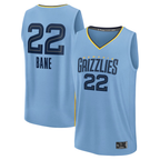 Kooe M.Grizzlies #22 Desmond Bane Light Blue Fast Break Replica Player Stitched Jerseys- Statement Edition
