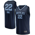 Kooe M.Grizzlies #22 Desmond Bane Navy Fast Break Replica Stitched Jerseys- Icon Edition