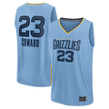Kooe M.Grizzlies #23 Cedric Coward Light Blue Fast Break Replica Player Stitched Jerseys- Statement Edition