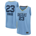 Kooe M.Grizzlies #23 Cedric Coward Light Blue Fast Break Replica Player Stitched Jerseys- Statement Edition