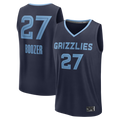 Kooe M.Grizzlies #27 Cameron Boozer Navy Draft First Round Pick Fast Break Stitched Jerseys- Icon Edition