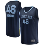 Kooe M.Grizzlies #46 John Konchar Navy Fast Break Replica Stitched Jerseys- Icon Edition