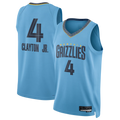 Kooe M.Grizzlies #4 Walter Clayton Jr. Light Blue Swingman Stitched Jerseys- Statement Edition
