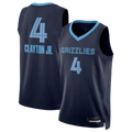 Kooe M.Grizzlies #4 Walter Clayton Jr. Navy Swingman Stitched Jerseys- Icon Edition