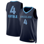Kooe M.Grizzlies #4 Walter Clayton Jr. Navy Swingman Stitched Jerseys- Icon Edition