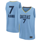 Kooe M.Grizzlies #7 Santi Aldama Light Blue Fast Break Replica Player Stitched Jerseys- Statement Edition