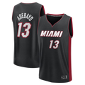Kooe M.Heat #13 Bam Adebayo Black Fast Break Replica Jerseys - Icon Edition