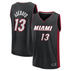 Kooe M.Heat #13 Bam Adebayo Black Fast Break Replica Jerseys - Icon Edition