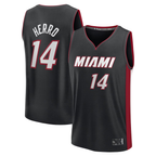 Kooe M.Heat #14 Tyler Herro Black Fast Break Replica Player Jerseys - Icon Edition