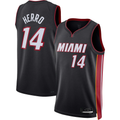 Kooe M.Heat #14 Tyler Herro Black Swingman Jerseys - Icon Edition