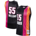 Kooe M.Heat #55 Jason Williams Mitchell & Ness Black 2005-2006 Hardwood Classics Swingman Jerseys