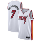 Kooe M.Heat #7 Giannis Antetokounmpo White Swingman Jerseys - Association Edition
