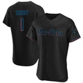 Kooe M.Marlins #1 Connor Norby Player Black Home Limited Elite Stitched Jerseys