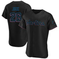Kooe M.Marlins #26 Janson Junk Player Black Home Limited Elite Stitched Jerseys