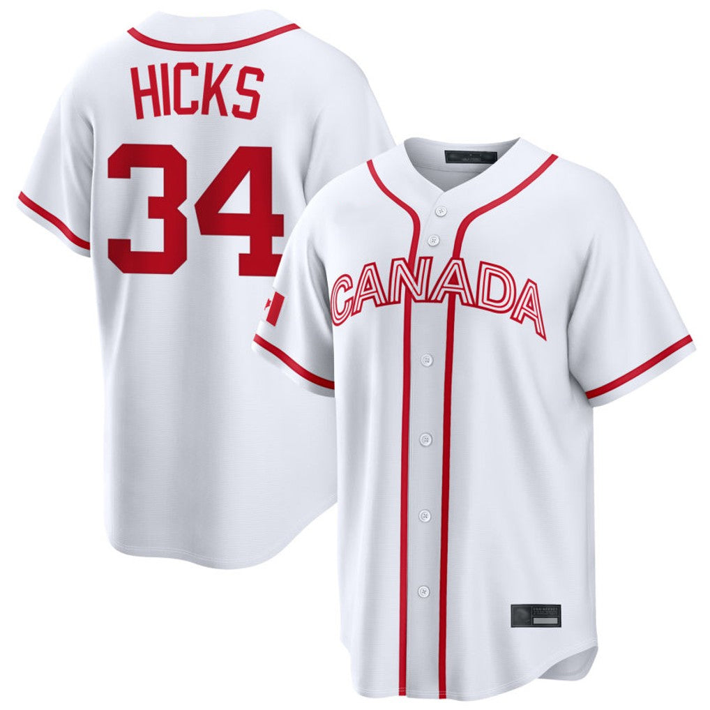 Kooe M.Marlins #34 Liam Hicks Player White 2026 World Classic Home Pick-A-Player Stitched Jerseys