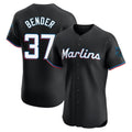 Kooe M.Marlins #37 Anthony Bender Player Black Vapor Home Limited Elite Stitched Jerseys