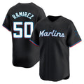 Kooe M.Marlins #50 Agustin Ramirez Player Black  Home Limited Stitched Jerseys
