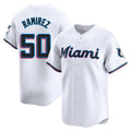 Kooe M.Marlins #50 Agustin Ramirez Player White  Home Limited Stitched Jerseys