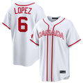 Kooe M.Marlins #6 Otto Lopez Player White 2026 World Classic Home Pick-A-Player Stitched Jerseys