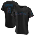 Kooe M.Marlins #9 Xavier Edwards Player Black Home Limited Elite Stitched Jerseys