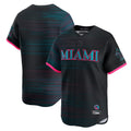 Kooe M.Marlins Blank Player Black City Connect Home Limited Stitched Jerseys