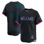 Kooe M.Marlins Blank Player Black City Connect Home Limited Stitched Jerseys