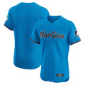 Kooe M.Marlins Blank Player Blue Home Limited Elite Stitched Jerseys